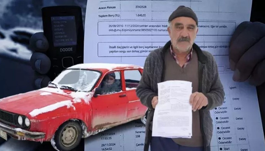 Hiç gitmediği İstanbul’dan 1985 model aracına 15 HGS cezası geldi, icralık oldu