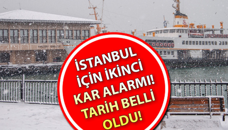 İSTANBUL İÇİN İKİNCİ KAR ALARMI || Meteoroloji tarih verdi: 3 gün sürecek İstanbula kar yağacak mı, ne zaman kar yağacak