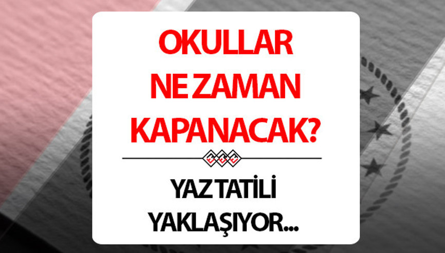 Okullar ne zaman kapanıyor 2. dönem ne zaman bitecek ve 2. ara tatil ne zaman yapılacak