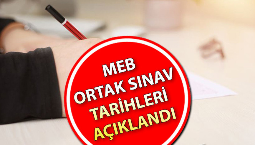 ORTAK SINAV TARİHLERİ 2024 - 2025 || MEB 2024 - 2025 ikinci dönem ikinci ortak sınavları ne zaman 6, 7, 9 ve 10. sınıflar Türkçe Matematik sınav tarihleri