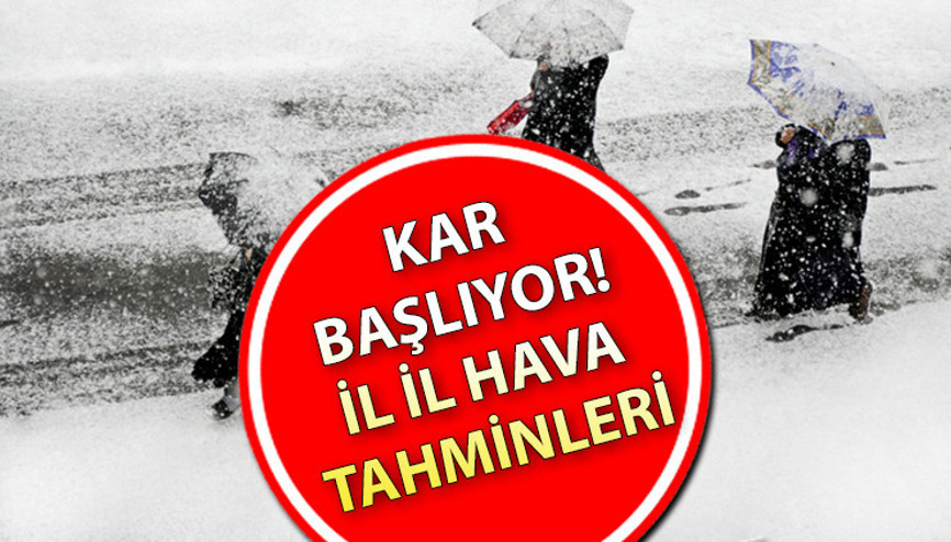 KAR YAĞIŞI BAŞLIYOR Meteoroloji 18 Şubat Salı hava durumu raporu: Ankara ve İstanbula kar yağacak mı Bugün hava durumu nasıl