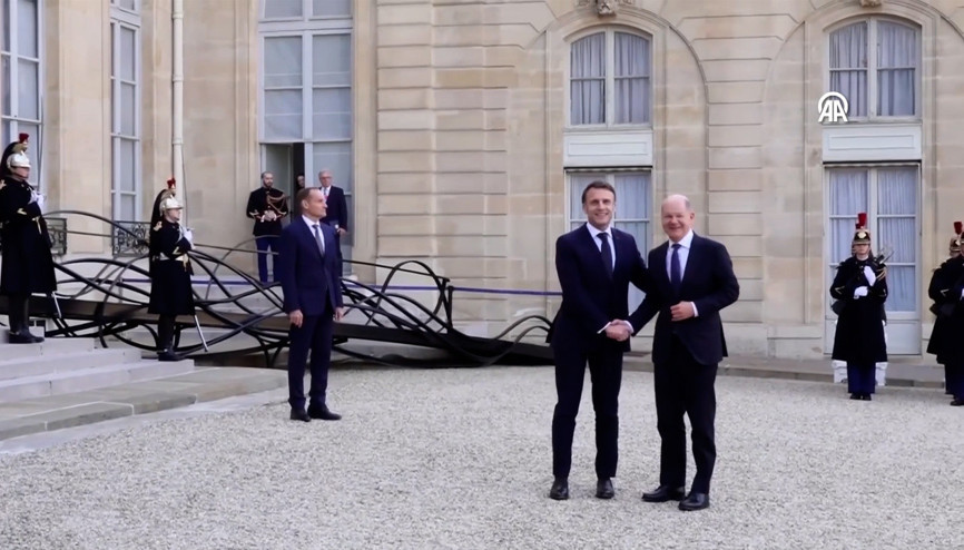 Fransada Avrupa liderlerinin katıldığı Ukrayna konulu olağanüstü güvenlik zirvesi