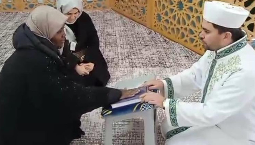 Adıyamana gelen Mary, Müslüman olup Meryem adını aldı