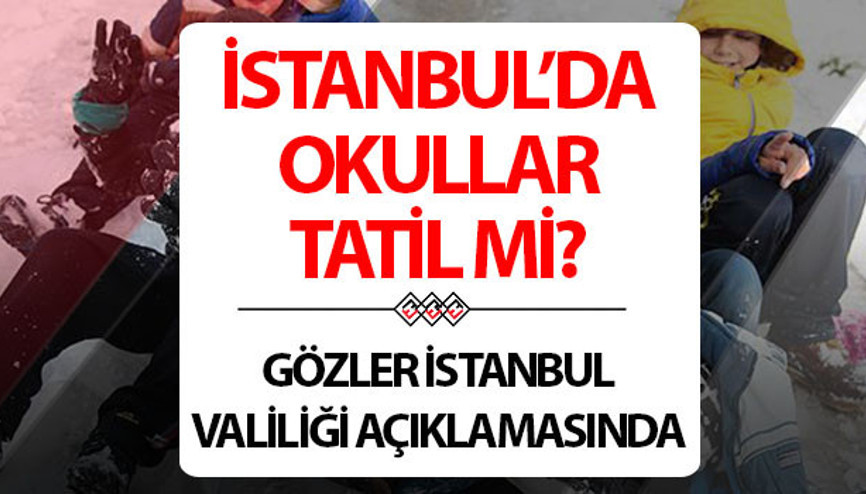 İSTANBUL KAR TATİLİ HABERLERİ 19 ŞUBAT 2025 (SON AÇIKLAMALAR) | Bugün İstanbulda okullar tatil mi 1 ilçeden kar tatili kararı İstanbulda okullar tatil oldu mu, bugün okul var mı Valilikten kar tatili açıklamaları