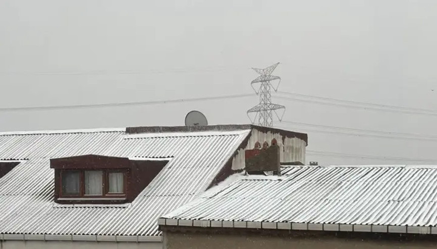 İstanbulda beklenen kar yağışı başladı