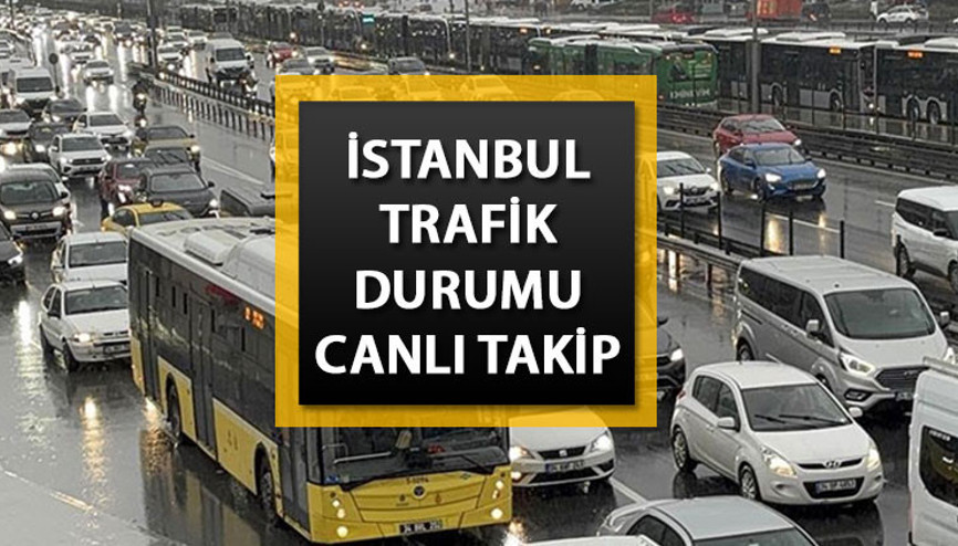 İSTANBUL TRAFİK DURUMU ANLIK 19 ŞUBAT 2025 (CANLI TAKİP EKRANI) || İstanbul trafik yoğunluğu şu an nasıl, yüzde kaç İşte güncel yol durumu haritası...