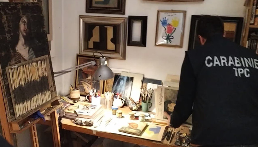 Sanat hırsızlarına darbe Gizli atölye çökertildi