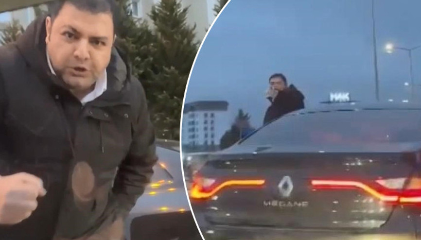 Başakşehir’de kadın sürücünün aracına saldırmıştı Maganda tutuklandı