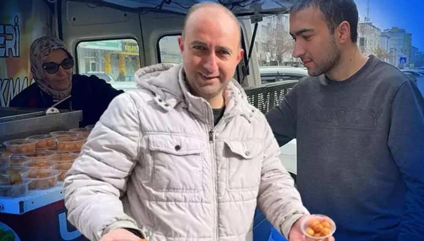 3 yıldır çekişmeli süren boşanma davası sonuçlanınca lokma dağıttı