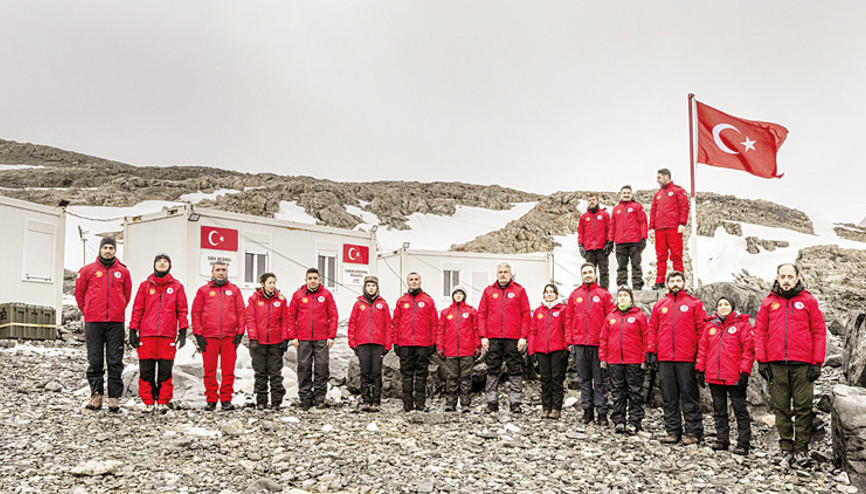 Türk ekibe karşılama