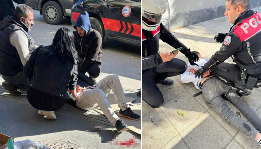 Antalyada çakmak isteme tartışmasında bıçaklandı