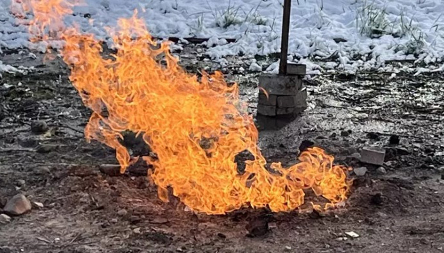 5 gündür arazinin ortasında yanıyor: Gazın türü araştırılıyor