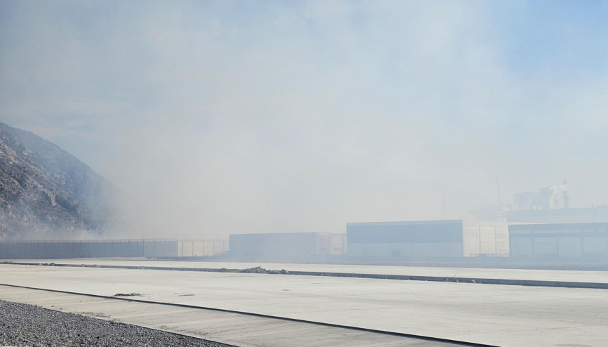 Aydında kağıt fabrikasındaki yangına müdahale sürüyor