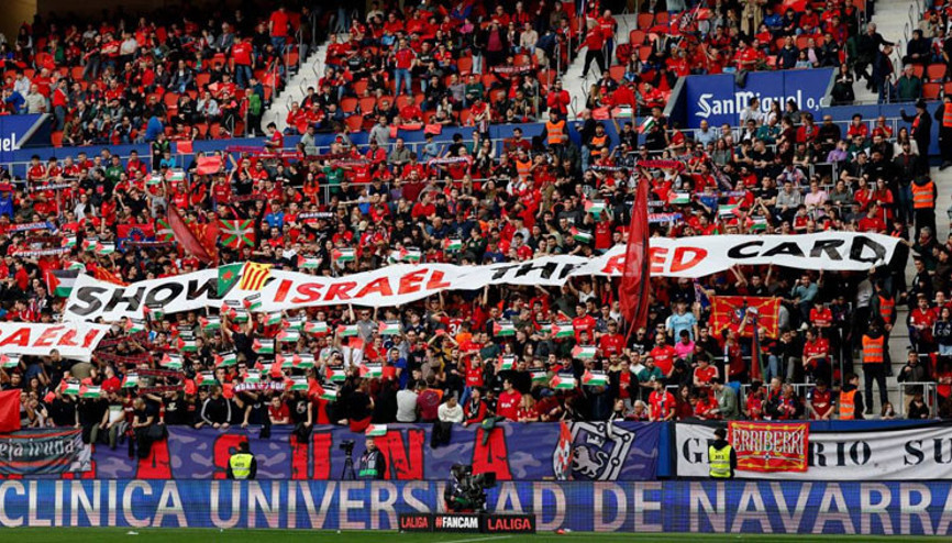 LaLigada İsraile protesto devam etti