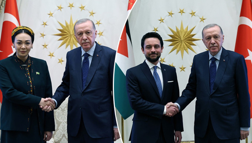 Cumhurbaşkanı Erdoğandan art arda önemli görüşmeler