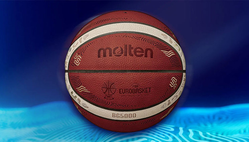 FIBA, EuroBasket 2025 resmi maç topunu tanıttı
