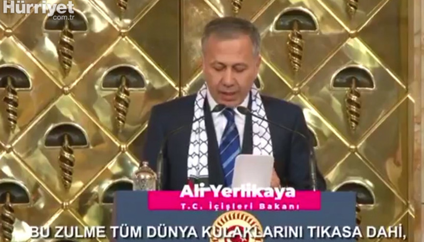 Gazze İçin El Ele Yardım Kampanyası... Bakan Yerlikaya: Bütün çabamız Filistinlilere destek