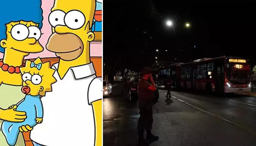 Şili karanlıkta Simpsonların kehaneti gerçek mi oldu