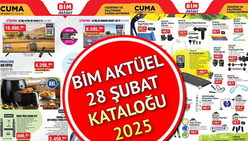 BUGÜN RAFLARDA BİM AKTÜEL 28 ŞUBAT 2025 KATALOĞU- || Bimde bu hafta cuma neler var Bim Ramazan Özel indirimli ürünleri getiriyor