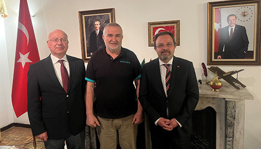 Hasene’den Etiyopya Büyükelçisini ziyaret
