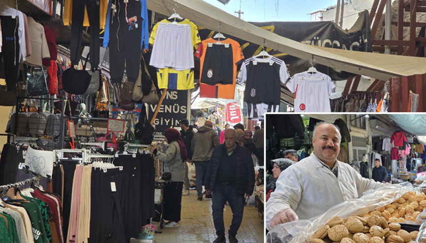 Hatayda tarihi Uzun Çarşıda ramazan yoğunluğu