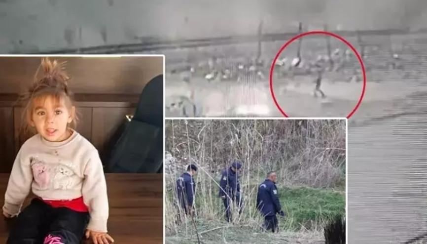Denizlide kaybolan 4 yaşındaki Nazlı’nın evinden uzaklaştığı anlara ait görüntüler ortaya çıktı