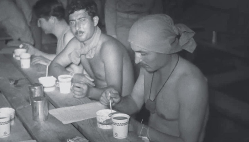 Kore gazilerinin dondurma keyfi