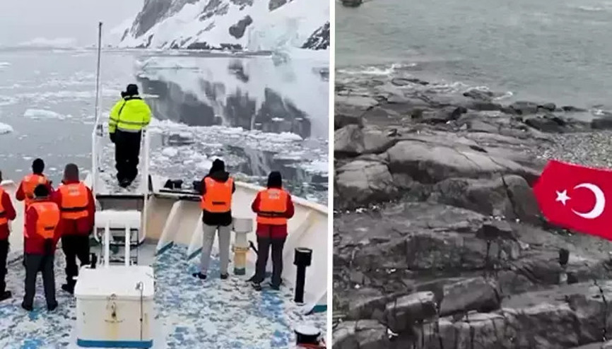 Türkiyenin uzay hamlesinde yeni gelişme: Antarktikada kuruldu