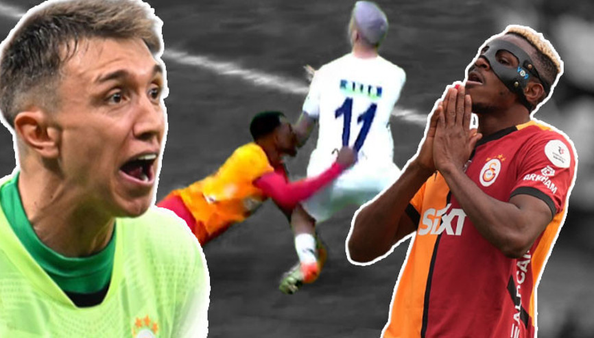 Galatasarayda Muslera ve Osimhen 3 puana yetmedi Penaltıyı yaptırdı, taraftarın tepkisini çekti
