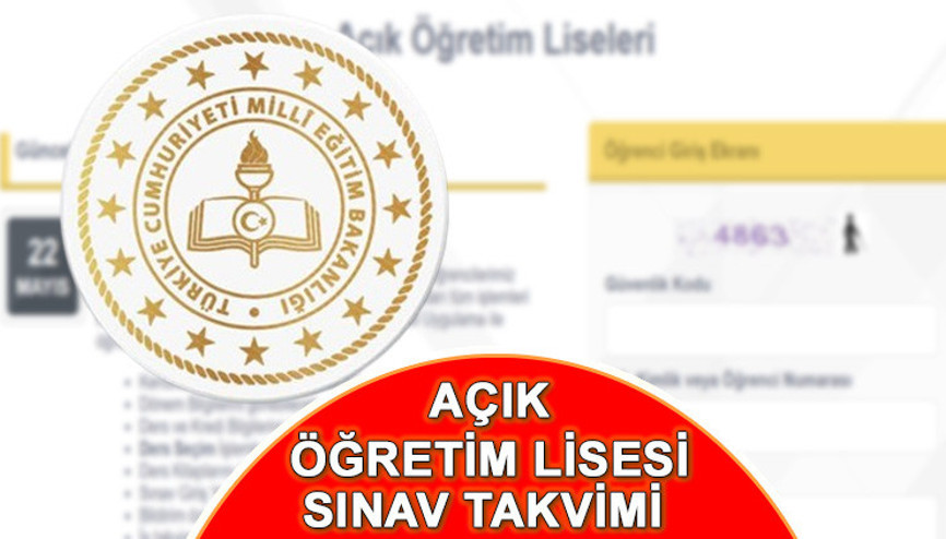 AÖL 2. DÖNEM SINAVLARI MEB TAKVİMİ || Açık öğretim lisesi sınavları ne zaman, ayın kaçında yapılacak Açık lise sınavı kaç soru, kaç dk olacak