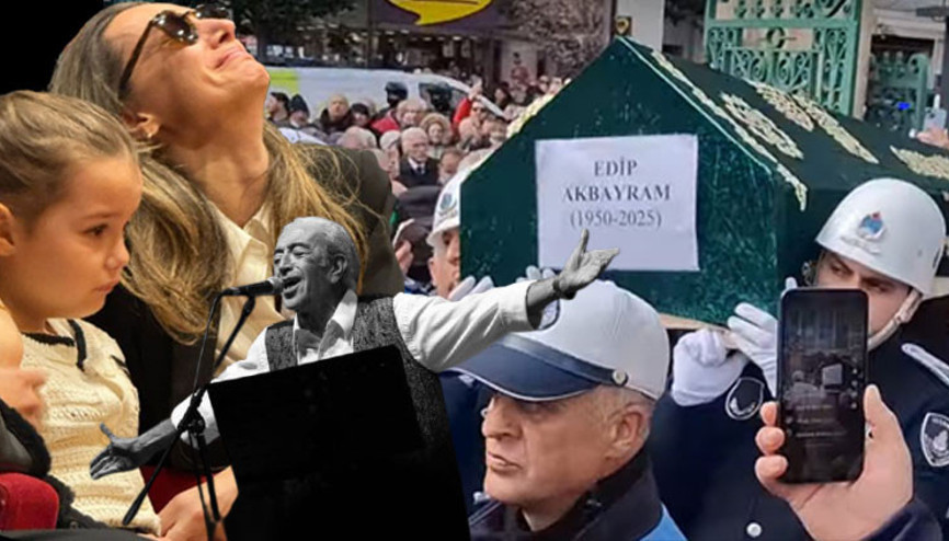 Dostları Cemal Reşit Reye akın etti... Türkü Akbayramdan babası Edip Akbayrama duygusal veda: Hoşça kal babacığım