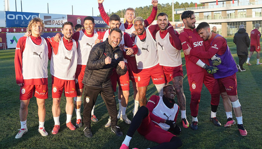 Galatasarayda Alanyaspor maçı mesaisi