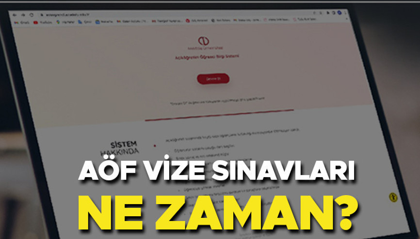AÖF SINAV TAKVİMİ 2025 BAHAR DÖNEMİ - Anadolu Üniversitesi AÖF vize sınavları ne zaman yapılacak, sınav giriş belgesi yayınlandı mı AÖF ara sınav tarihleri belli oldu