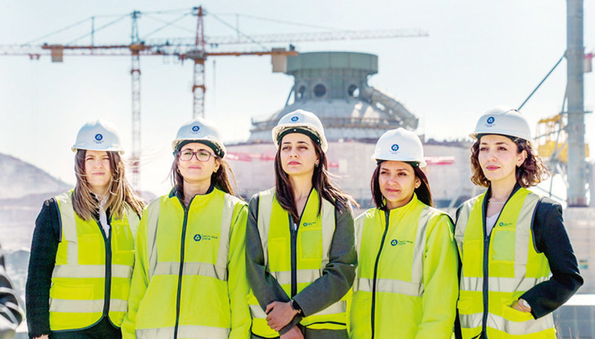 Akkuyu’da kadınlar sahada