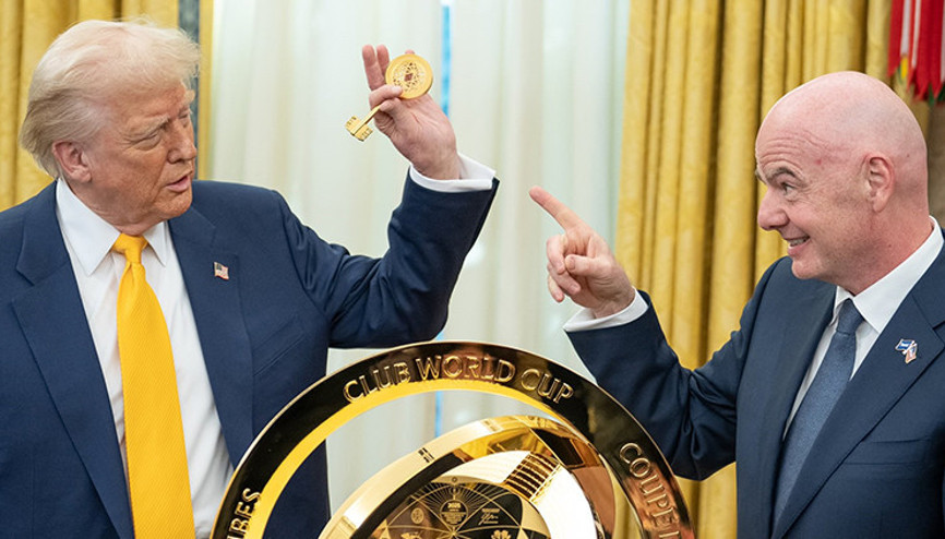Trump ve Infantino, 2025 FIFA Kulüpler Dünya Kupasını tanıttı Takımlara 1 milyar dolarlık ödül fonu ayrıldı