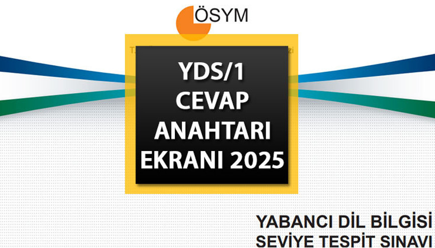 YDS CEVAP ANAHTARI 2025 (ÖSYM.GOV.TR) || YDS/1 soru kitapçığı ve cevap anahtarı yayınlandı YDS 1 cevap anahtarı nasıl, nereden görüntülenir