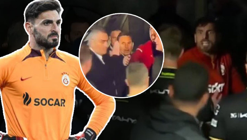 Alanyaspor-Galatasaray maçında tansiyon yükseldi Günay Güvenç kırmızı kart gördü