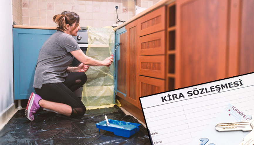 Eski halini beğenmeyip dolapları, kapıları boyuyorlar… Ev sahibi ve kiracılar arasında ‘evde değişim’ krizi ‘Kapının önü bile izne tabi’