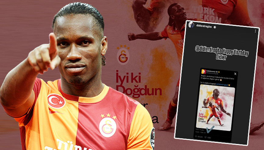Galatasaray, Mourinho sonrası Didier Drogbayı defterden sildi Doğum günü kutlanmayan Drogbadan imalı paylaşım