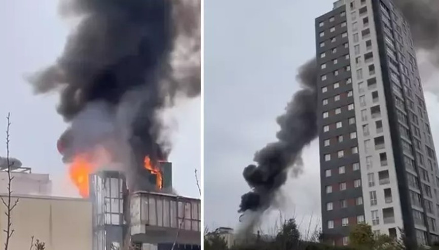 Ataşehir’de AVM’de yangın