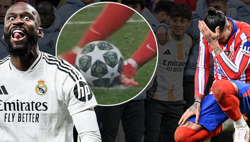 Şampiyonlar Liginde geceye damga vuran an Real Madrid - Atletico maçında penaltı VARdan döndü