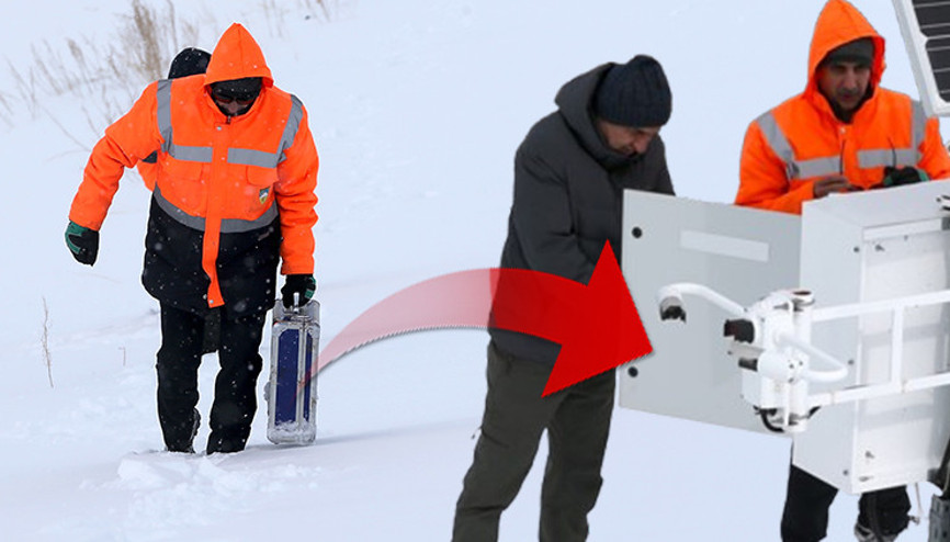 Hepimiz onlar sayesinde hizmet alıyoruz Zorlu çalışma koşulları böyle görüntülendi: Karlara bata çıka ulaşıyorlar