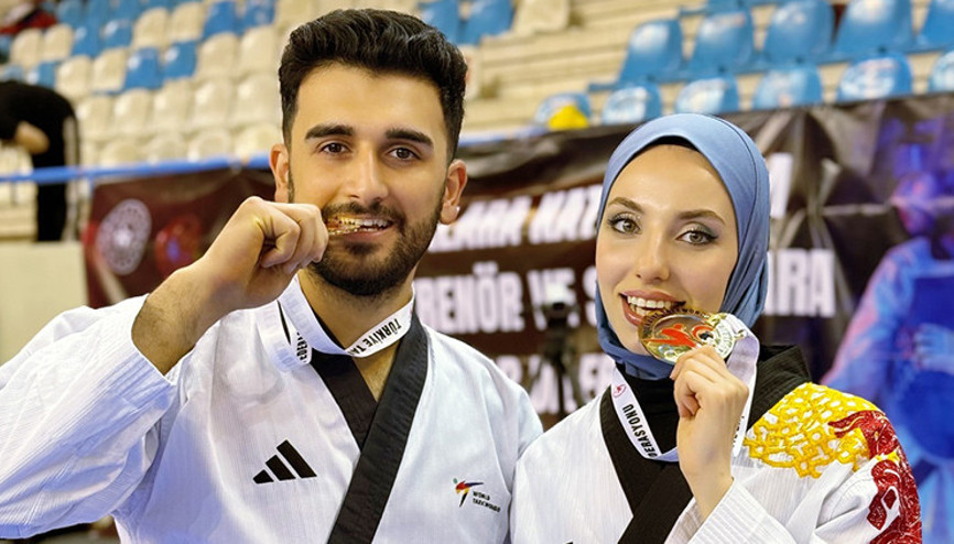 Red Bull Sporcusu Kübra Dağlı, Emirhan Muran ile birlikte altın madalya kazandı