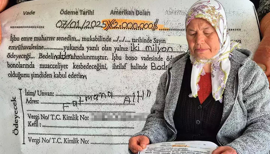 Yaşlı kadına 2 milyon dolarlık borç şoku Hayatımda dolar görmedim dedi