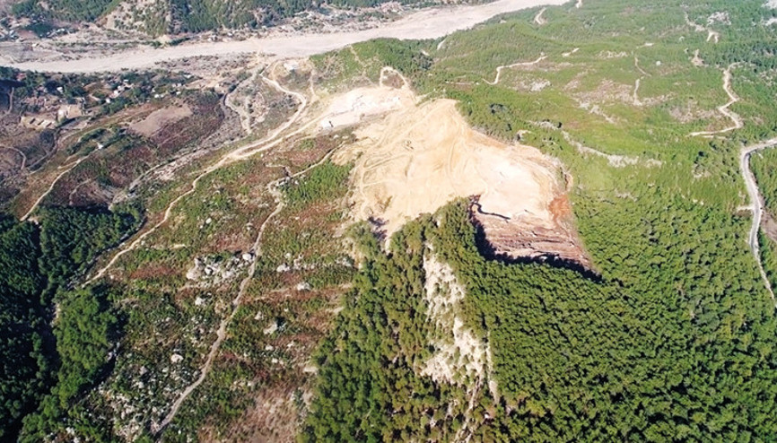 Boğaçayı’nda doğa katliamı