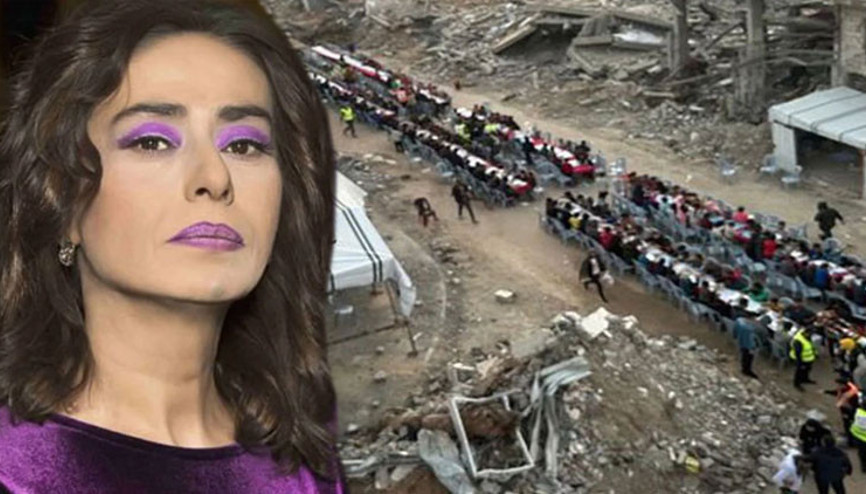 Yıldız Tilbeden Gazzede 4 bin kişilik iftar yemeği