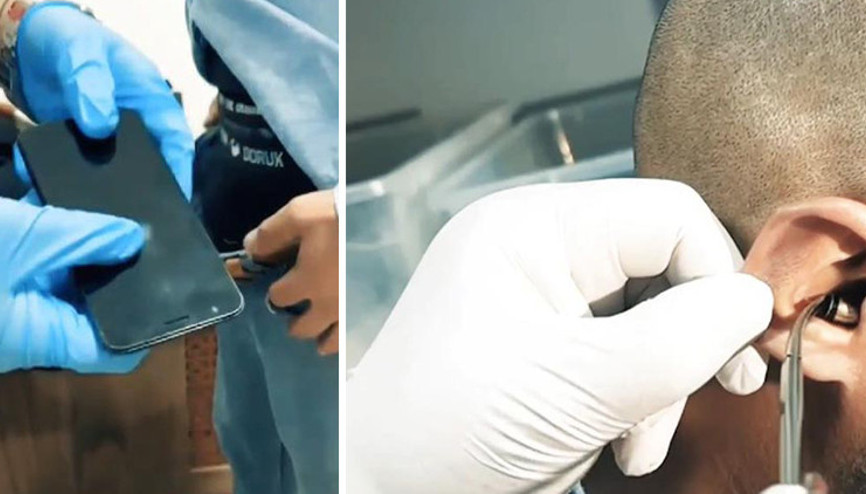 Tuncelide jandarmaya gelen ihbarla yakalandı: İç çamaşırında telefon ve kulağının içinde özel düzenek vardı...