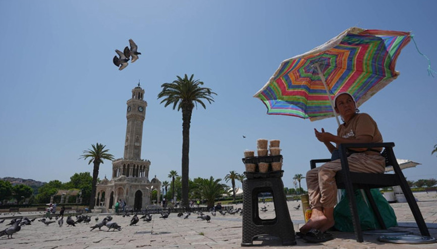 İzmirde 31,1 dereceyle mart sıcaklık rekoru kırıldı