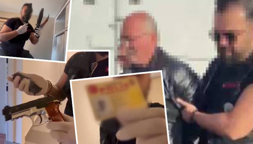 Sahte polisin evinden cephanelik çıktı Sahte polisin evinden cephanelik çıktı