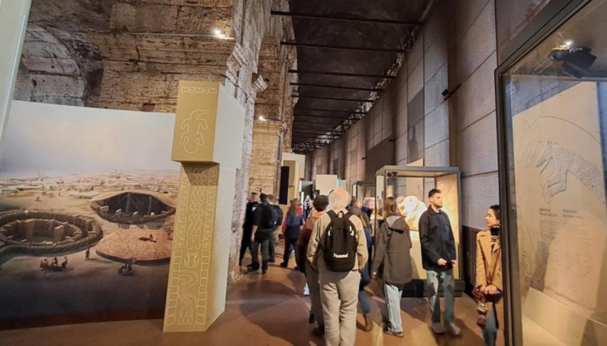 Romadaki Göbeklitepe sergisine büyük ilgi